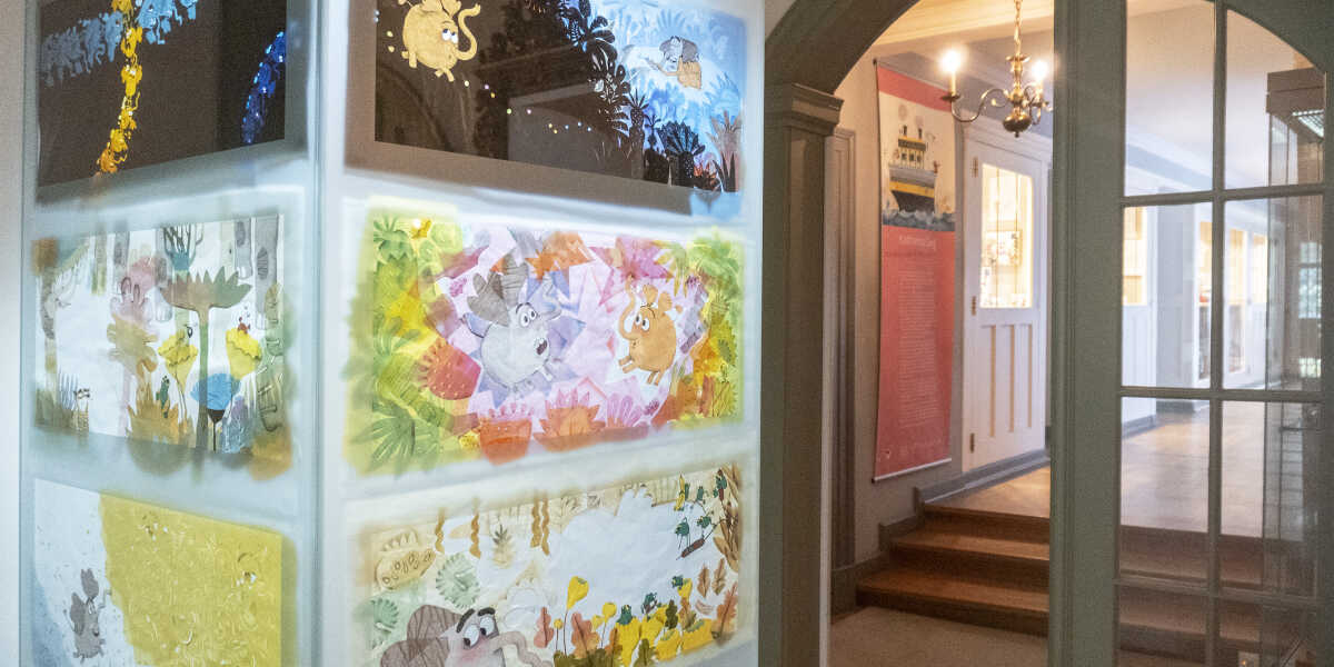 Interner Verweis: Ausstellung „Katharina Sieg. Schnabelnasen Himbeergrün“, bis 18.04.2027, Schlossmuseum Molsdorf